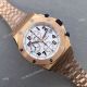 Swiss 7750 Audemars Piguet Automatic Rose Gold White Dial Copy Watch (2)_th.jpg